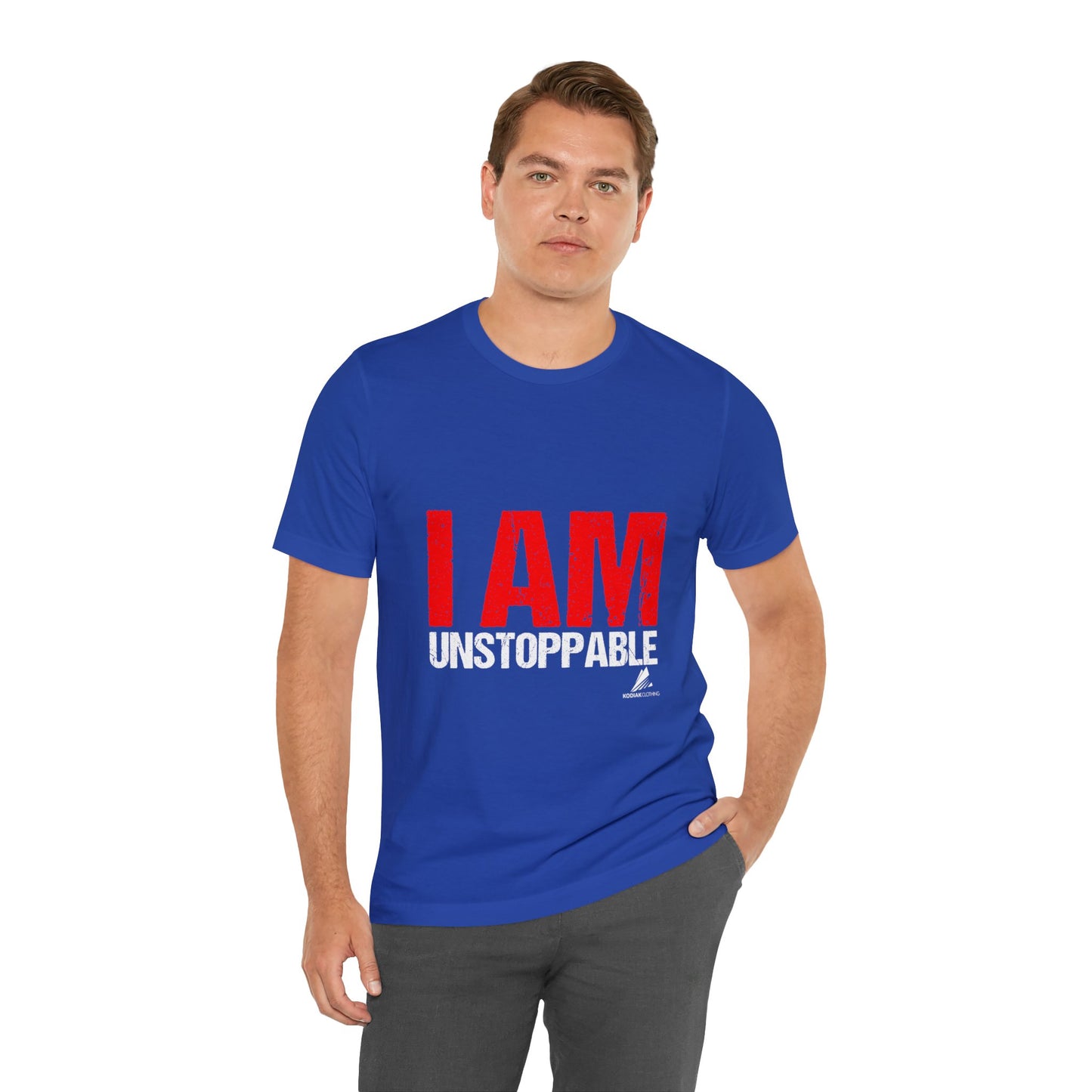 'I Am Unstoppable' Motivational - Unisex Jersey Short Sleeve Tee