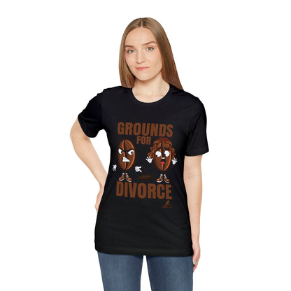 'Grounds for Divorce' Unisex Jersey Short Sleeve Tee