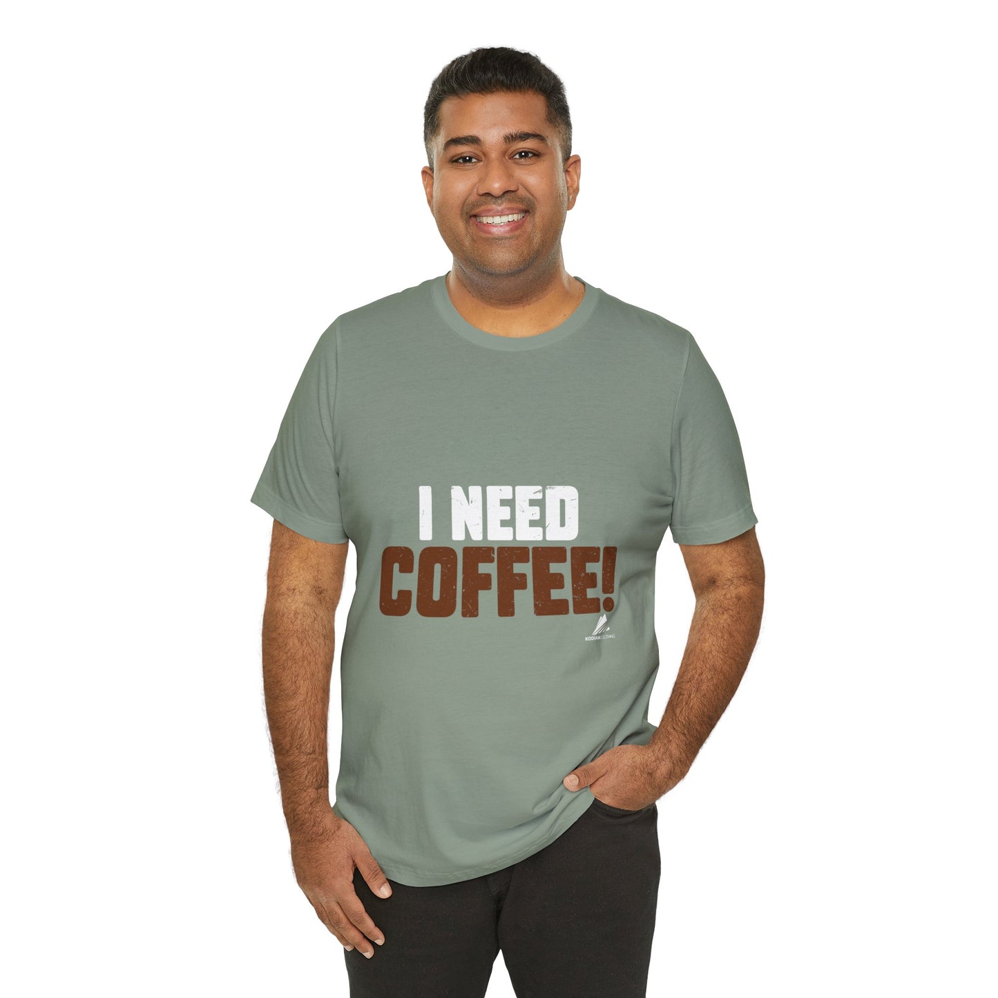 'I Need Coffee' Unisex Jersey Short Sleeve Tee