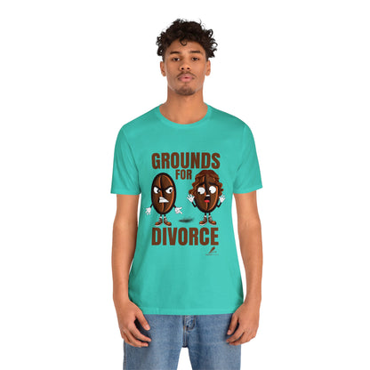 'Grounds for Divorce' Unisex Jersey Short Sleeve Tee