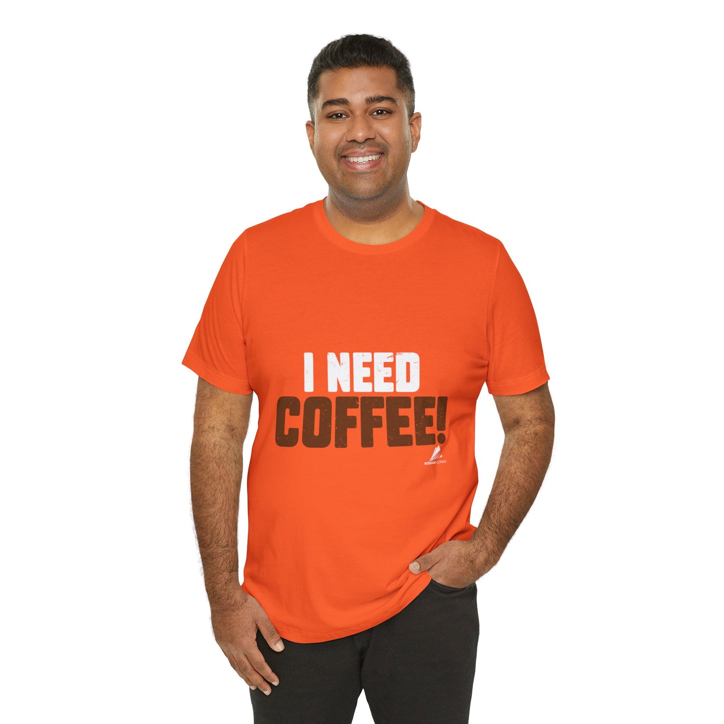 'I Need Coffee' Unisex Jersey Short Sleeve Tee