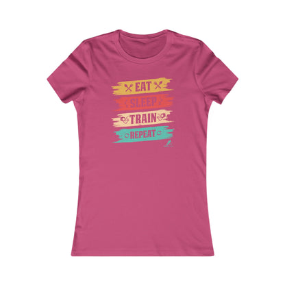 'Eat, Sleep, Train, Repeat' - Women's Tee