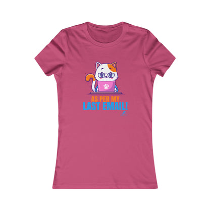 'Email Cat' - Women's Tee