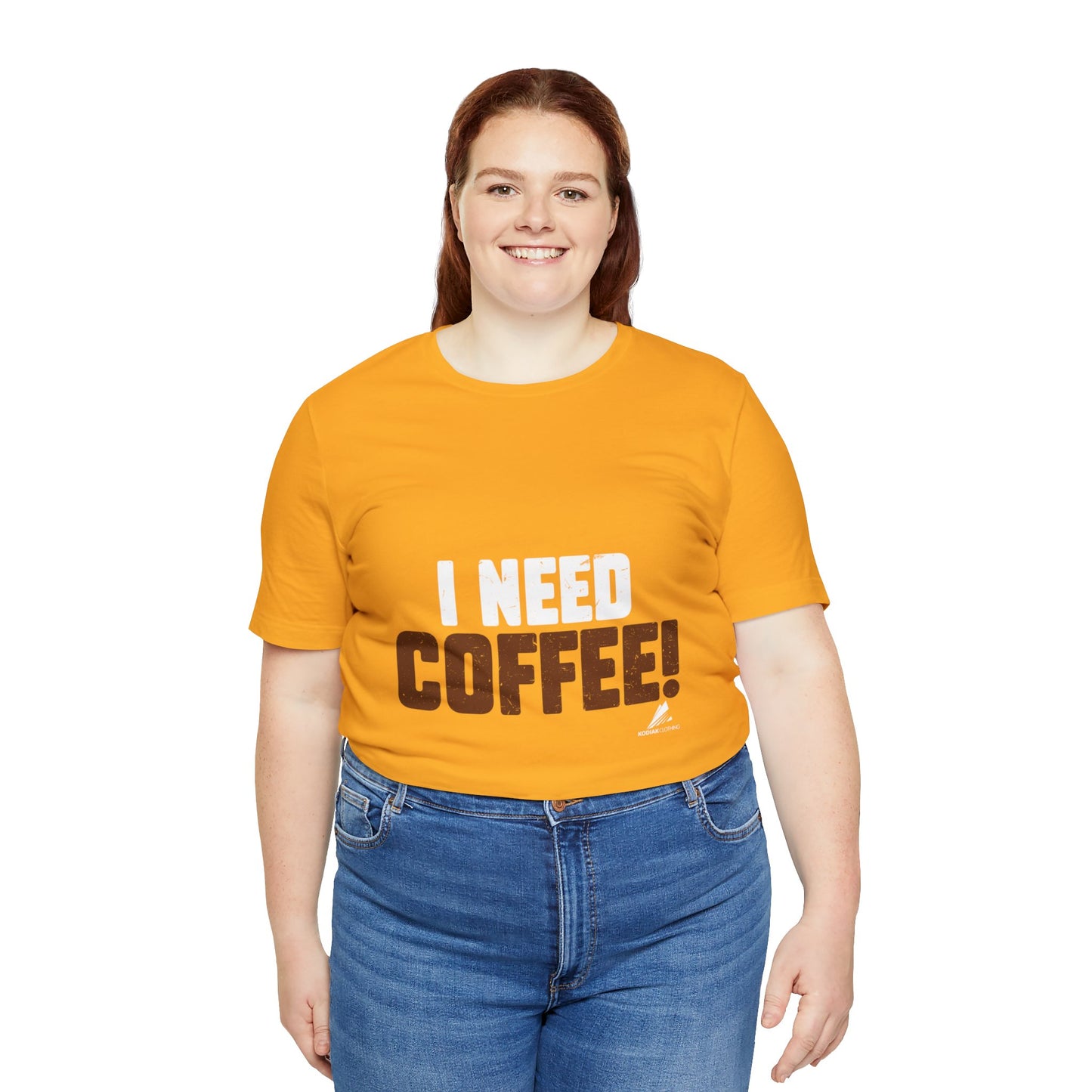 'I Need Coffee' Unisex Jersey Short Sleeve Tee