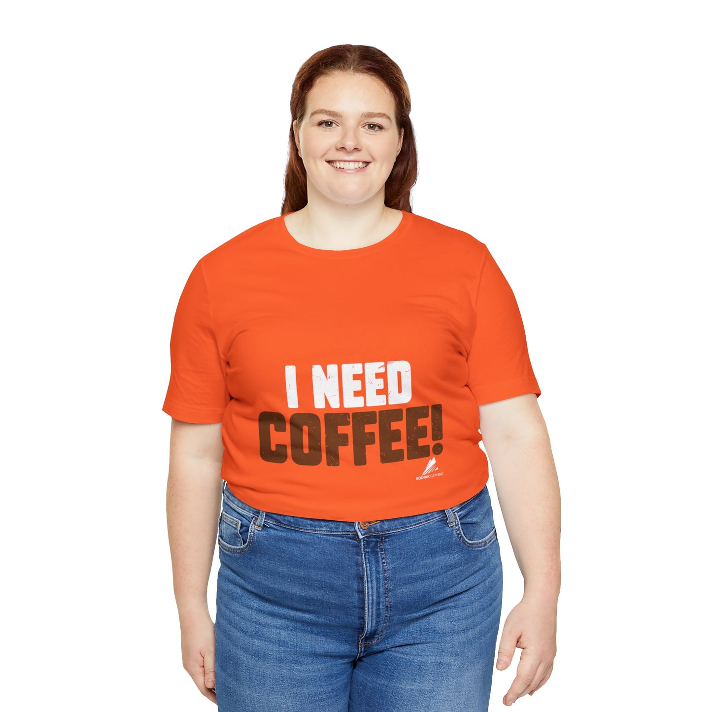 'I Need Coffee' Unisex Jersey Short Sleeve Tee