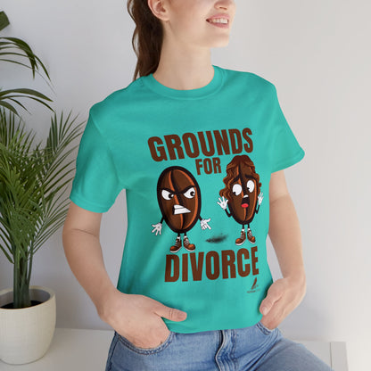 'Grounds for Divorce' Unisex Jersey Short Sleeve Tee