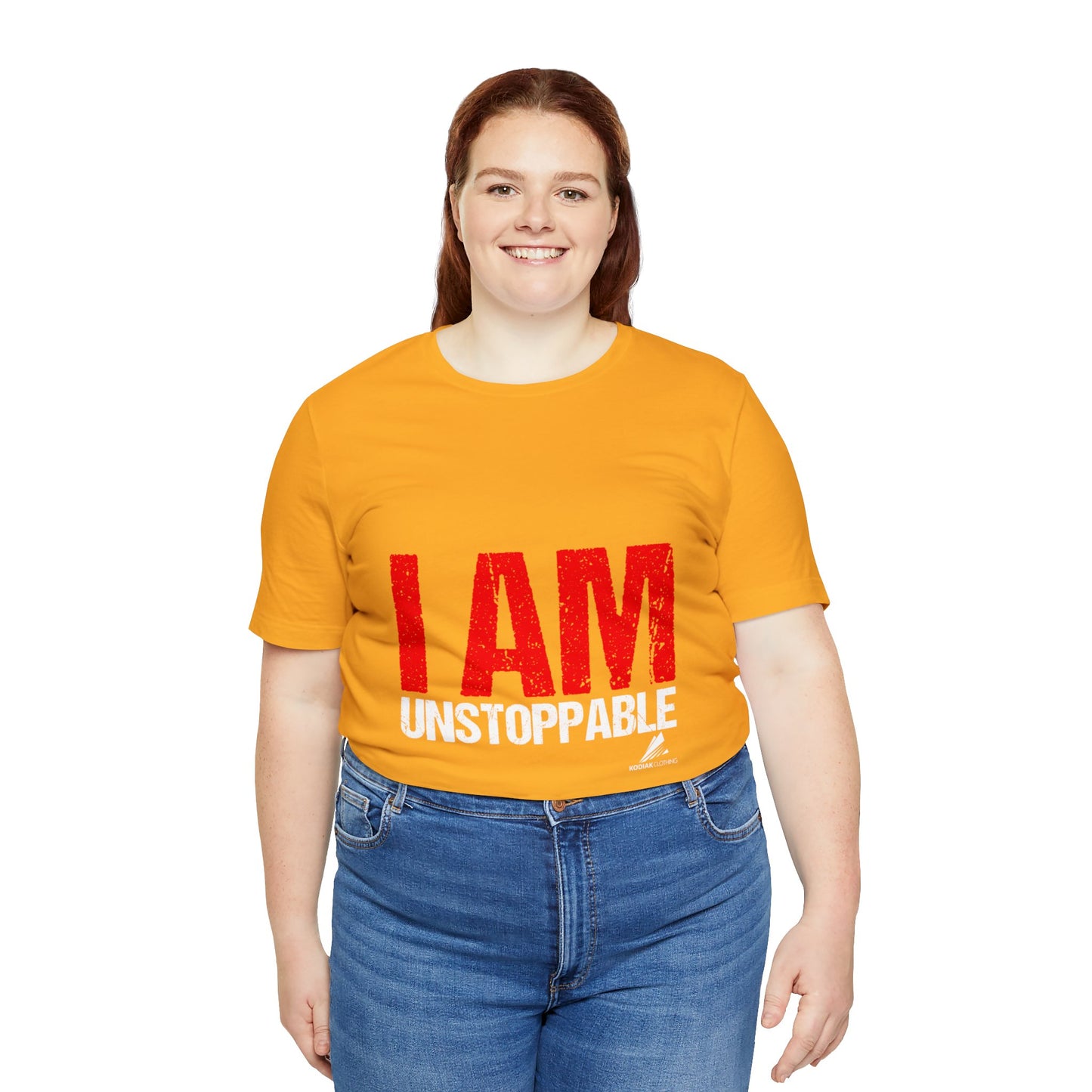 'I Am Unstoppable' Motivational - Unisex Jersey Short Sleeve Tee