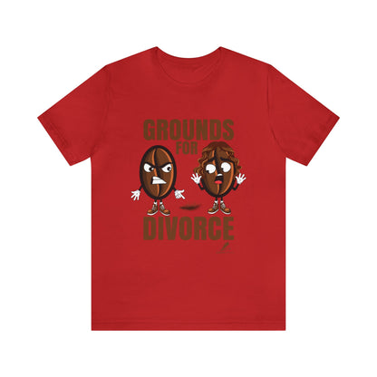 'Grounds for Divorce' Unisex Jersey Short Sleeve Tee