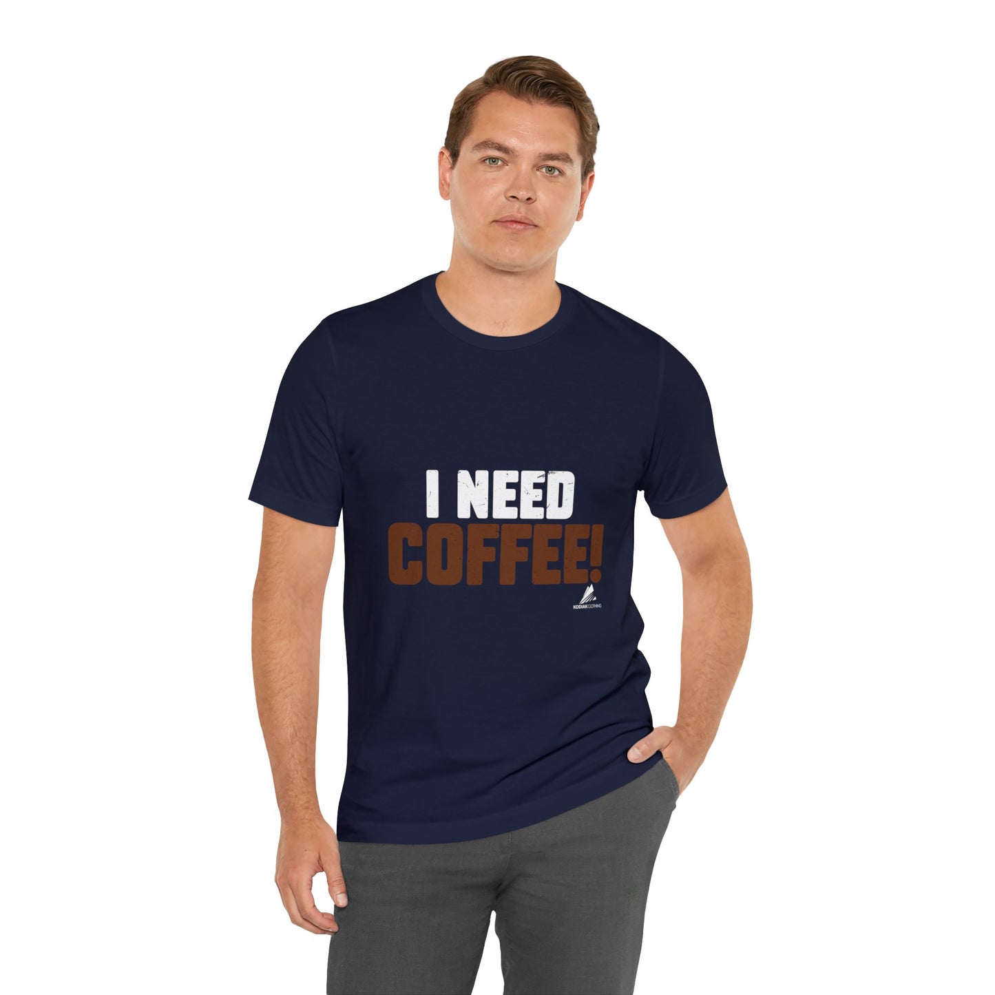 'I Need Coffee' Unisex Jersey Short Sleeve Tee