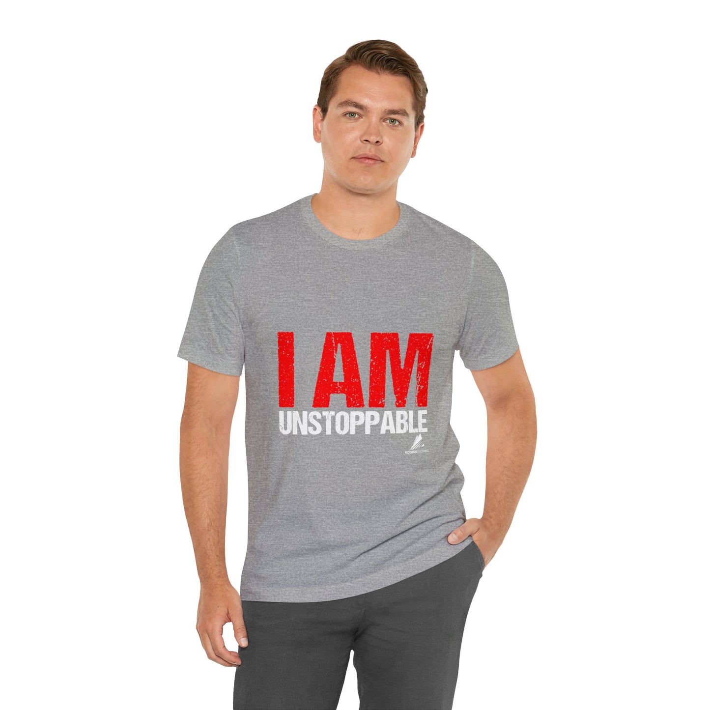 'I Am Unstoppable' Motivational - Unisex Jersey Short Sleeve Tee