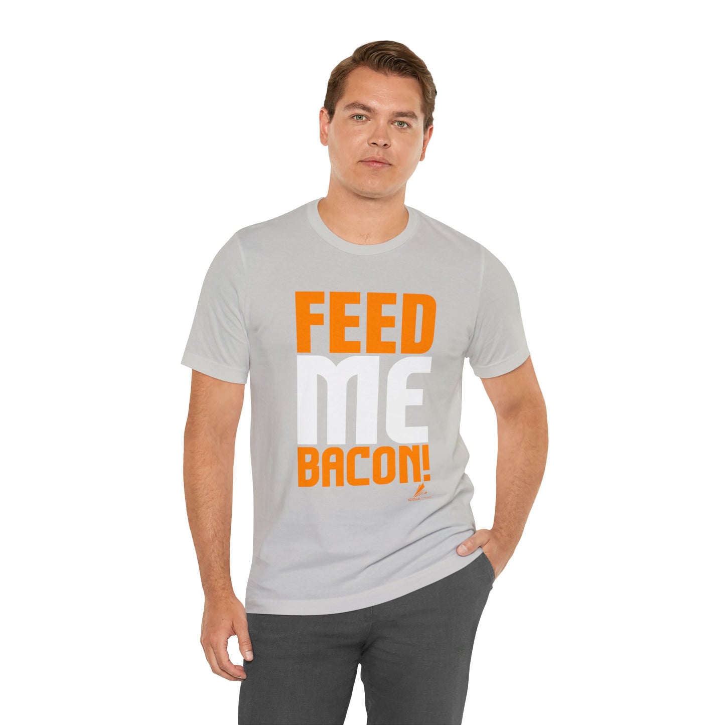 'Feed Me Bacon' Unisex Jersey Short Sleeve Tee