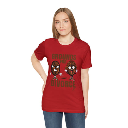 'Grounds for Divorce' Unisex Jersey Short Sleeve Tee