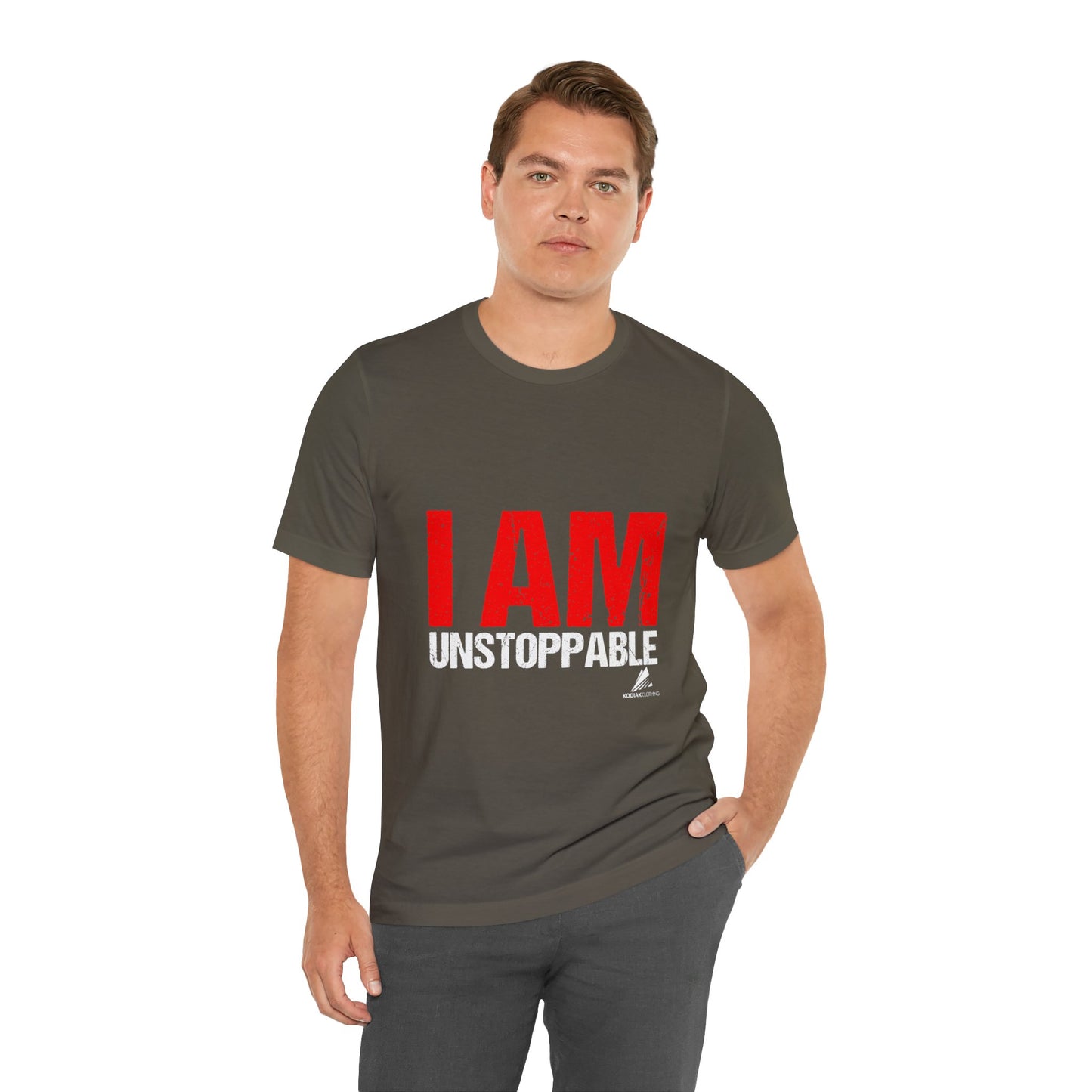 'I Am Unstoppable' Motivational - Unisex Jersey Short Sleeve Tee